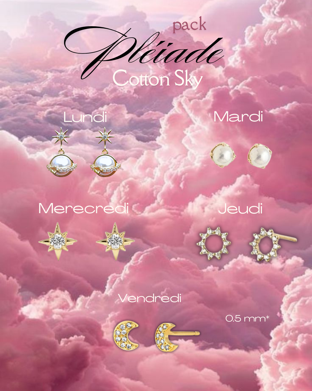 🍭Pléiade Cotton Candy Sky - PACK