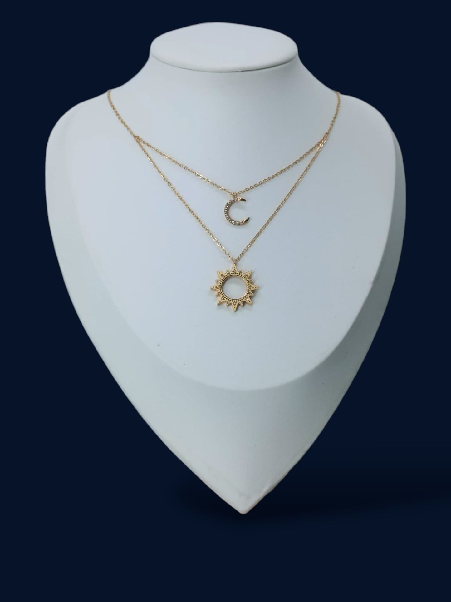 Collier Alliance - acier inoxydable qui ne ternit pas - bijou cadeau fille femme sur mannqeuin Gémeaux Maroc