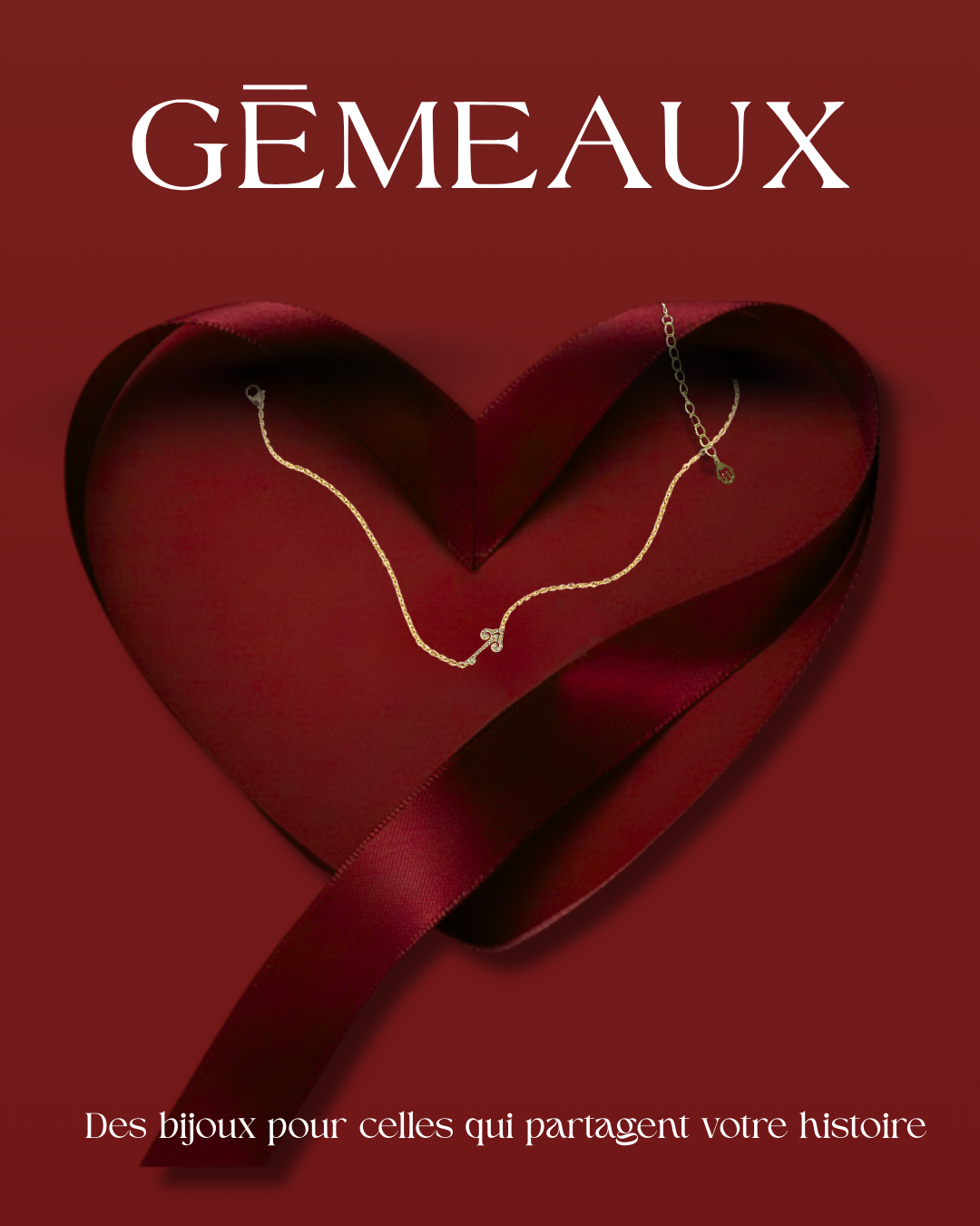 gourmette cle celeste cadeau saint valentin Gemeaux maroc acier inoxydable plaque or 316L