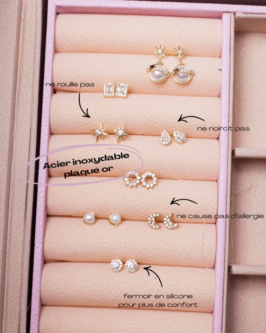 Boucles d'oreilles Cotton Candy Sky - MINI