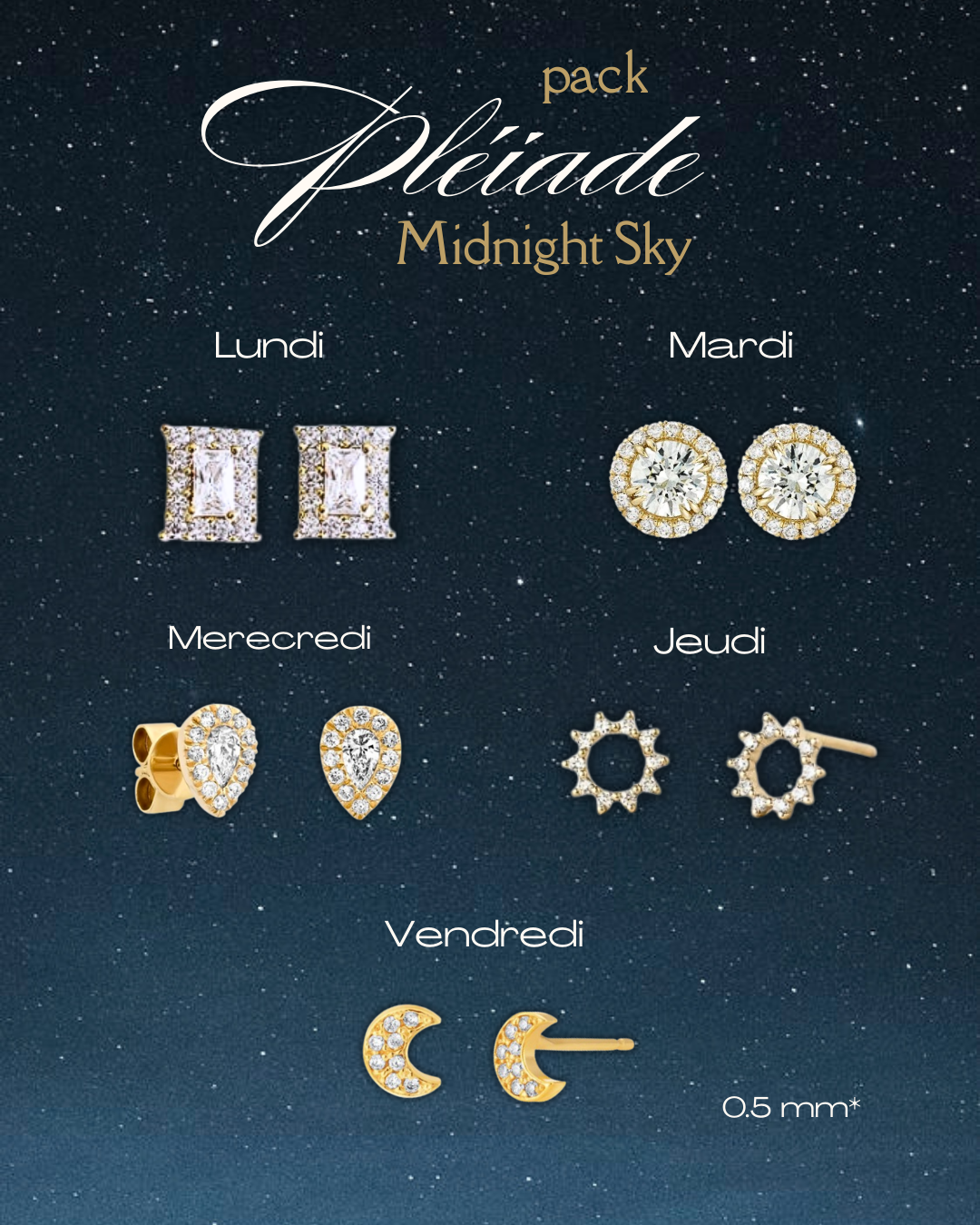 🌌 Pléiade Midnight Sky - PACK