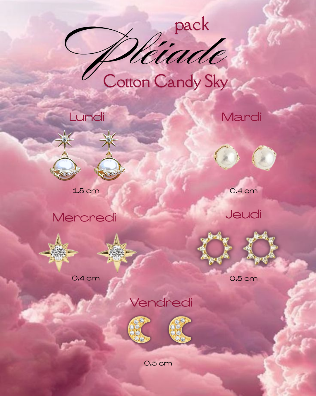 🍭Pléiade Cotton Candy Sky - PACK