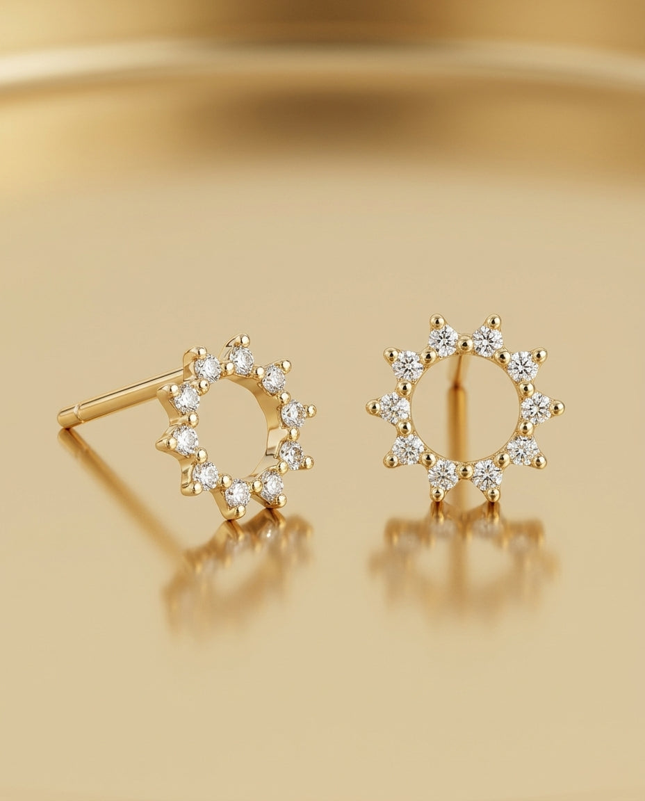 Ensemble Aurore Andalou collier + boucles d'oreilles assorties
