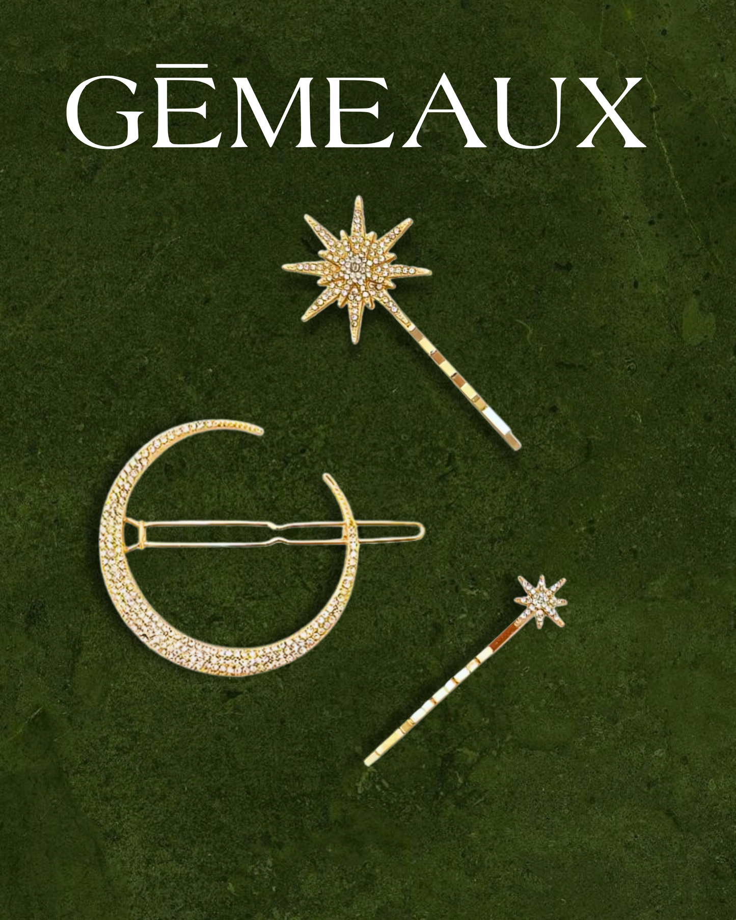 barettes-cheveux-dorees-gemeaux-maroc