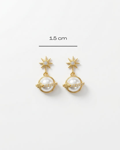 boucles doreilles perlées gémeaux