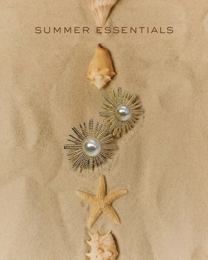 BOUCLES D'OREILLES Soleil Ardent