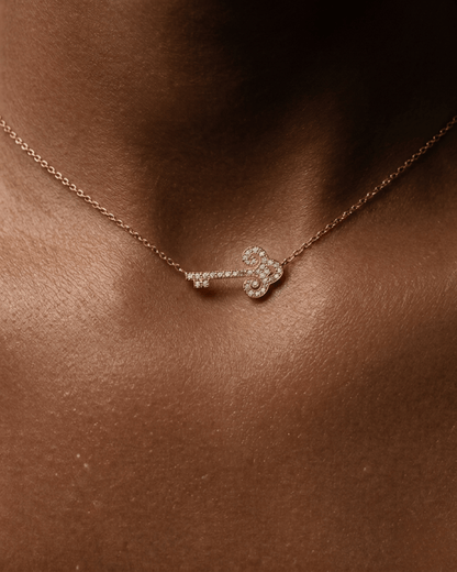 COLLIER Clé Céleste