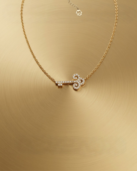 clé celeste collier 