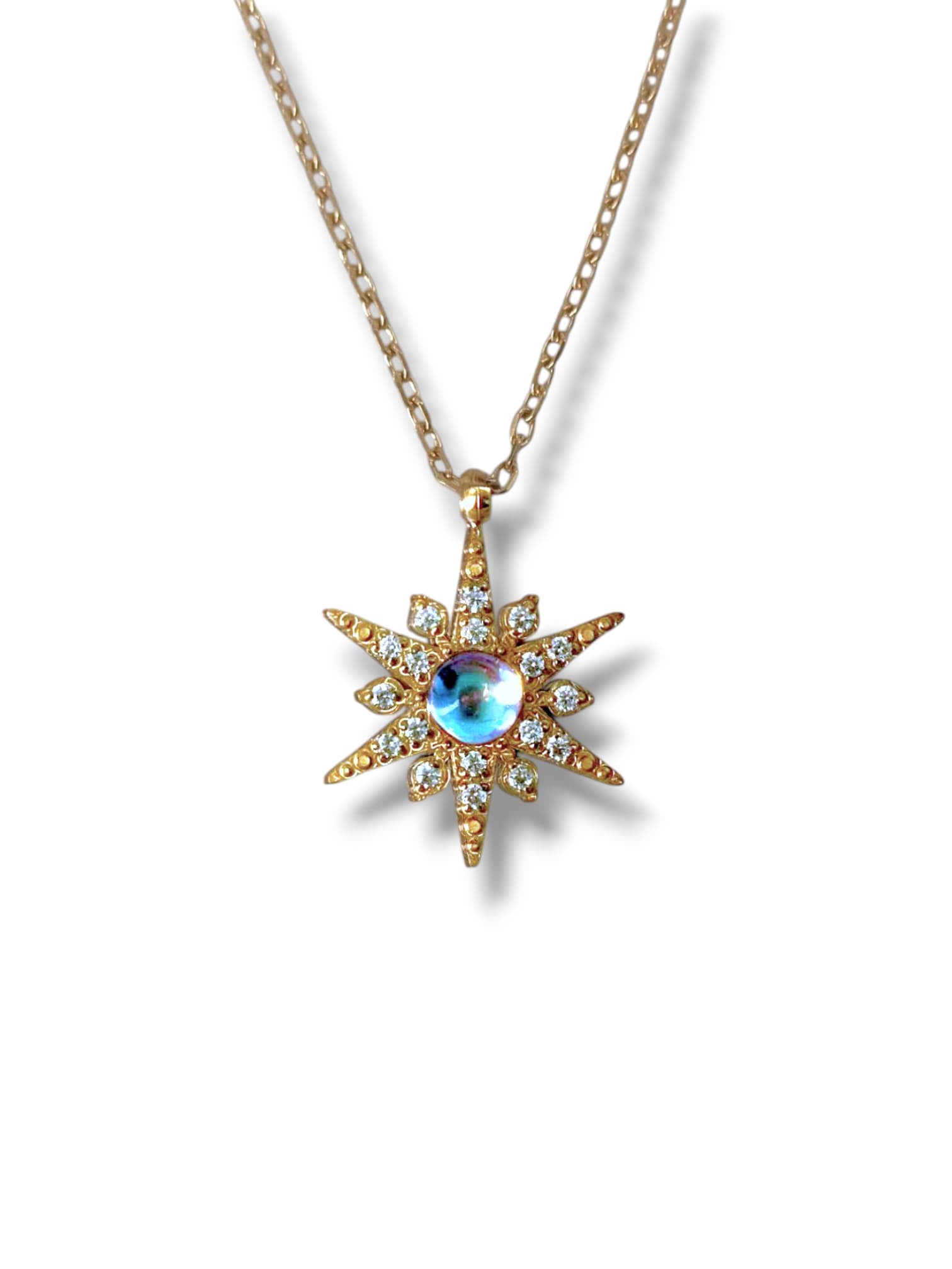 Collier Bonne Étoile en acier inoxydable - bijou hypoallergénique Gémeaux - cadeau femme Maroc