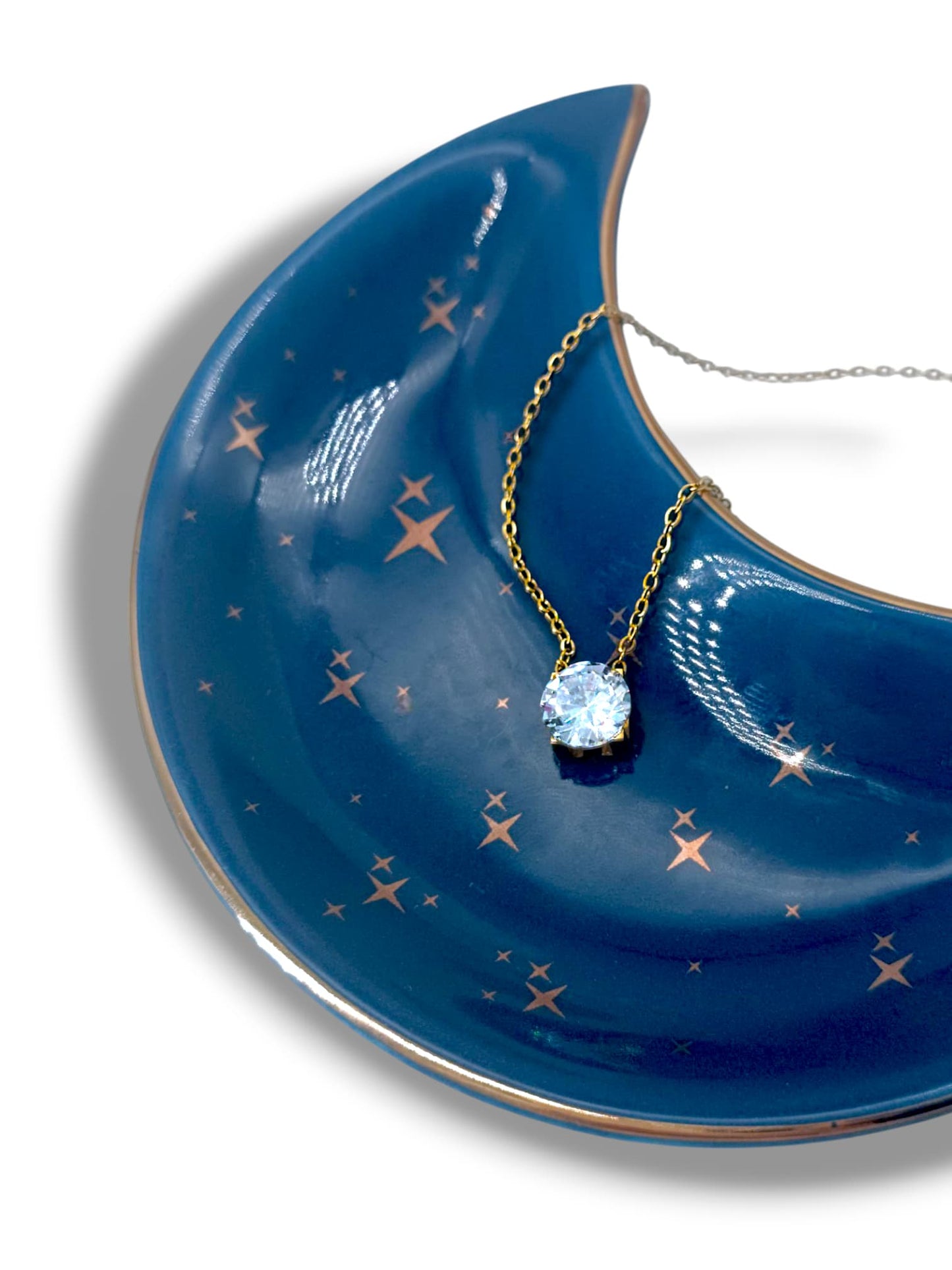 Collier Étoile du Nord - bijou acier inoxydable doré hypoallergénique - collection Gémeaux Maroc