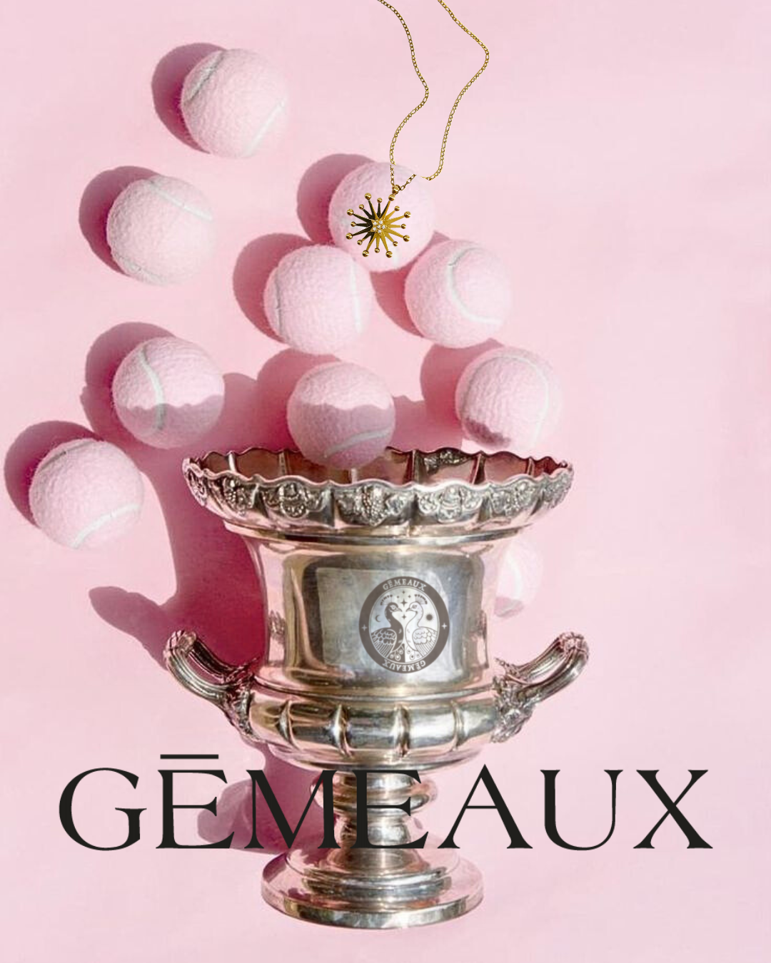 collier etoile montante en acier inoxydable doré plaqué or gemeaux maroc