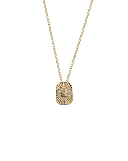 collier aurore acier inoxydable plaqué or Gémeaux Maroc collection ramadan EID 