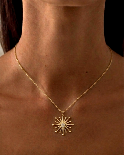 collier_etoile_montante_porte_sur_mannequin_gemeaux_maroc_1