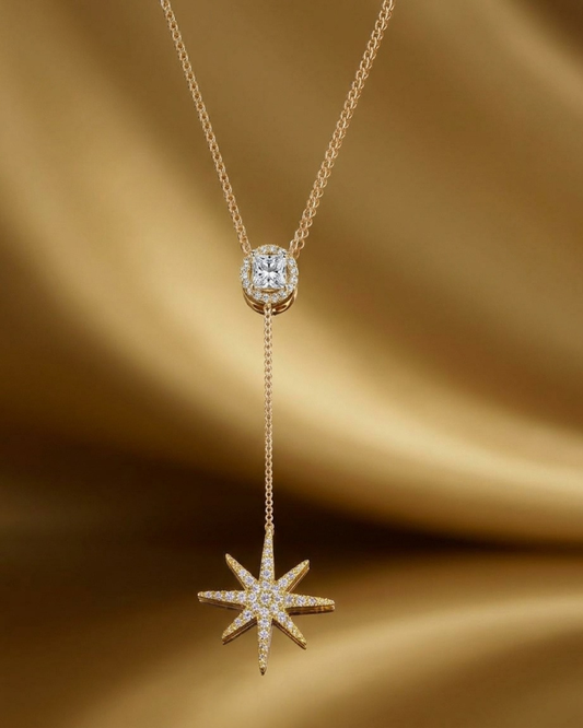 collier étoile filante Gémeaux Maroc packshot