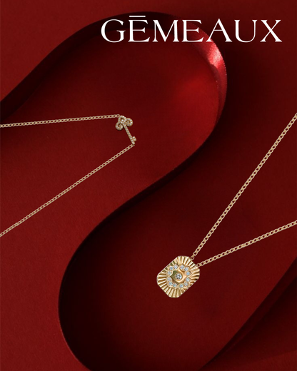 DUO PACK - Andalusian Sun Amulet Necklace + Celestial Key Necklace