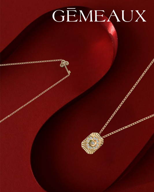 PACK DUO - Collier Amulette Soleil Andalou + Collier Clé Céleste