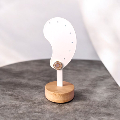 boucles d'oreilles tendance blanches et dorées Maroc gémeaux