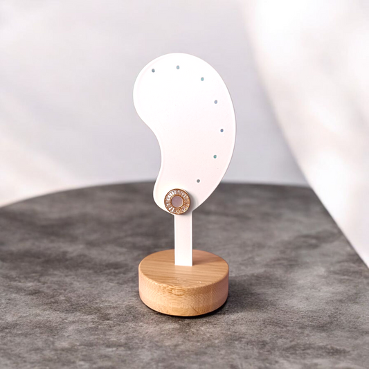 boucles d'oreilles tendance blanches et dorées Maroc gémeaux