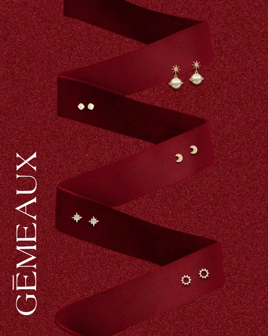 pack 5 boucles d'oreilles bouche trous cotton candy sky gémeaux maroc