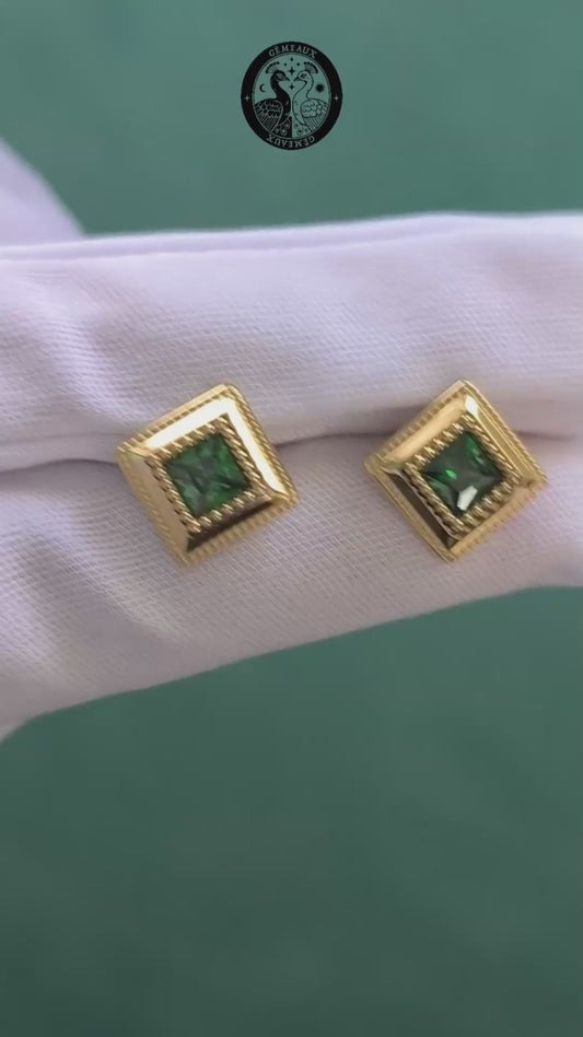 BOUCLES D'OREILLES Aurore Boréale