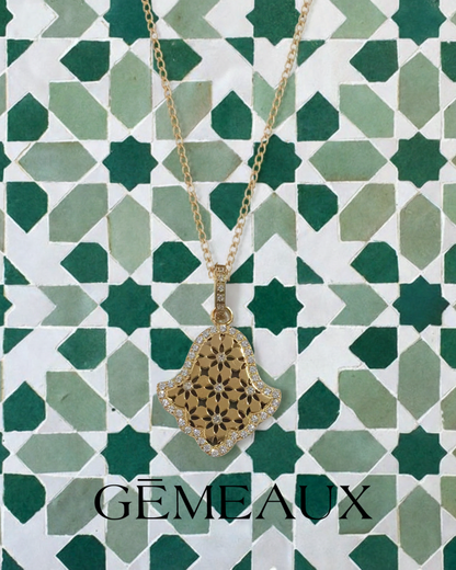 Collier Khmissa Reverso – Étoiles d’Andalousie