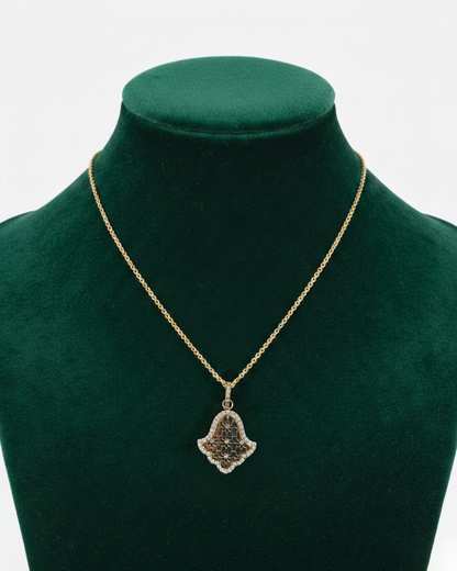 Collier Khmissa Reverso – Étoiles d’Andalousie