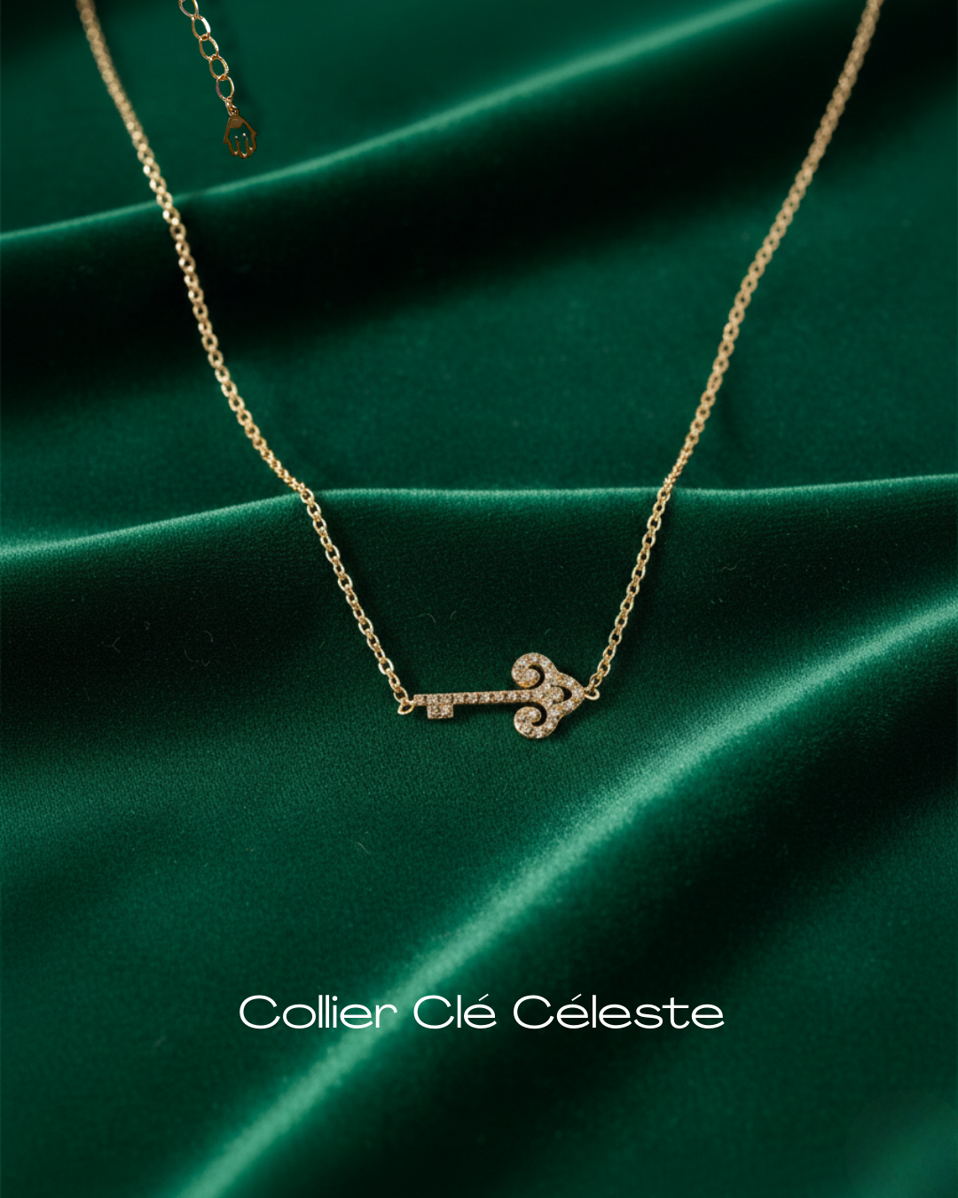 COLLIER Clé Cleste